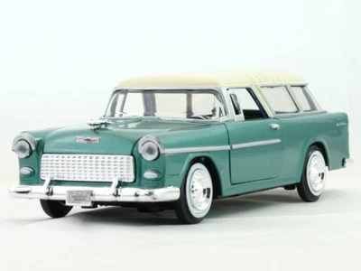CHEVROLET Bel Air Nomad - 1955 - greenmetallic - MotorMax 1:24 - Photo 1/2