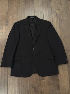 Abrigo Deportivo Joseph & Feiss Dorado Chaqueta Blazer Negro Talla 40S 100% Lana Dos Botones Foto 1 de 4