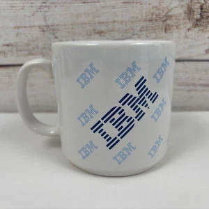 Vintage IBM Mug White with Blue Logo Made in England - Picture 1 of 8