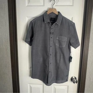 Camisa gris de manga corta Globe para hombre - Imagen 1 de 9