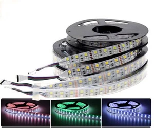 5M Double Row Flex LED Strip light 120led/M 5050 600 RGBW RGBWW RGB White lamp - Picture 1 of 1
