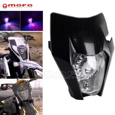 Faro LED E8 ojos de ángel para KTM XCW EXCF seis días 250 300 350 450 690 R Foto 1 de 4