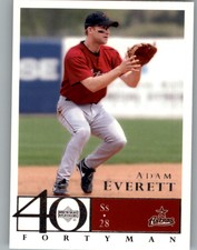 2003 Upper Deck 40-Man Baseball Card #375 Adam Everett