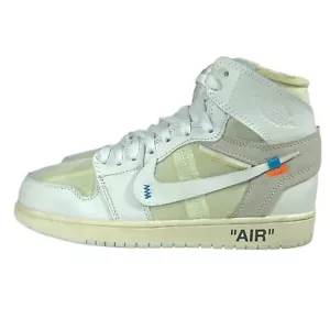 Air Jordan 1 Off White x Retro High Euro OG taglia 6,5 anni donna 8,5 AQ0818 100 - Foto 1 di 20
