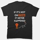 If It's Not On Strava, It Never Happened Running Retro Vintage T-Shirt, S-5Xl