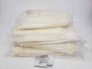 1500 qty Natural color 11" Inch Nylon Cable Wire Wrap Zip Ties 120lbs indoor use - Picture 1 of 4