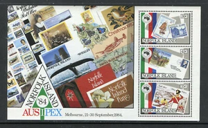 NORFOLK 346a, 1984 AUSIPEX, S/S DE 3, montado sin montar o nunca montado (Nor264) - Imagen 1 de 1