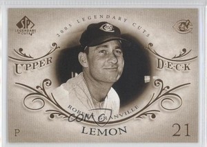 2005 SP Legendary Cuts Bob Lemon #7 HOF