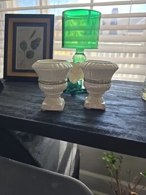 2 подсвечника Yankee ЖЕМЧУЖНО-БЕЛЫЕ  - Изображение 1 из 4