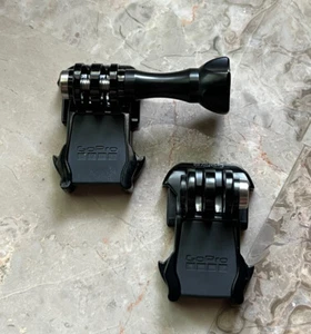 (2) Genuine GoPro Quick Release Flat Buckle Clip Mount Base Adapter Authentic - Picture 1 of 5