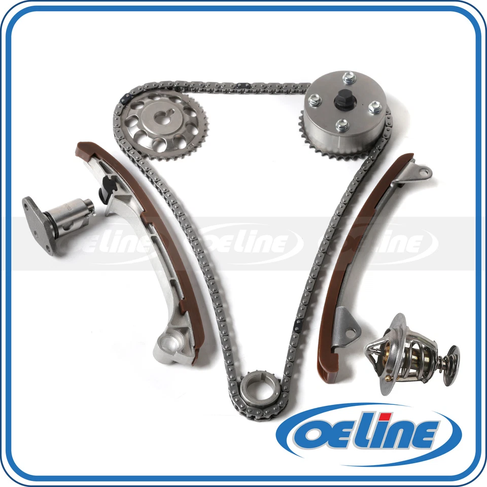 Kit de cadena de distribución conjunto de termostato para 00-06 Toyota Celica Pontiac Vibe 1,8 L Foto 1 de 4