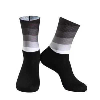 AERO Bike  Socks Regular Length Size (39-45) Men/Women. Black. New. - Image 1 of 3