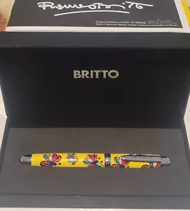 Romero Britto Limited Edition Garden Butterfly Pen, New in Box 409/2500 - Picture 1 of 4