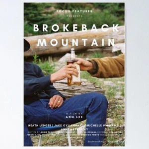 ¡NUEVO! PÓSTER BOTELLA MONTAÑA BROKEBACK MEJOR DISEÑO - Imagen 1 de 1