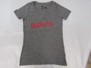 New Houston Rockets #12 Womens Size S Small Grey Adidas Short Sleeve Shirt - Picture 1 of 3
