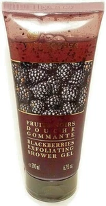 Yves Rocher Blackberries Exfoliating Shower Gel Body Wash Skin Care 6.7 fl oz - Picture 1 of 12