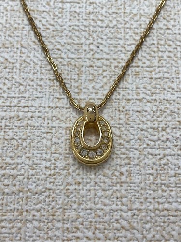 Collana Christian Dior Pietra Colorata GLD Top Donna