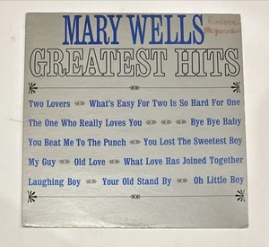 MARY WELLS Greatest Hits 1964 LP First Stereo Pressing Vinyl Record Motown J - Imagen 1 de 2