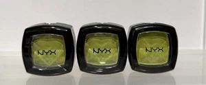 NYX Single Eyeshadow Hypo Allergenic Light Green Full Size 3 pcs NIB ES72A - Picture 1 of 4