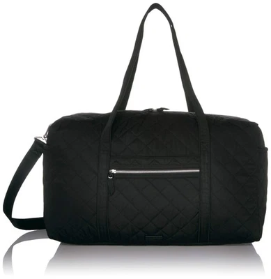 Bolso de viaje grande Vera Bradley Performance Twill para mujer, negro, talla única Foto 1 de 4