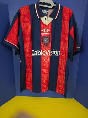 CAMISETA DE FUTBOL SAN LORENZO DE ALMAGRO ARGENTINA 1997 UMBRO TALLA S Foto 1 de 4