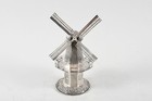 C66W02- Sterling Silber Windmühle Niederlande
