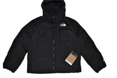 AUTHENTIC The North Face Boys’ North Down Hooded Jacket  BLACK ALL SIZES  New - Image 1 of 4