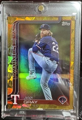 2025 Topps Series One Jon Gray Gold Cactus Border Number 30/50 - Image 1 of 2