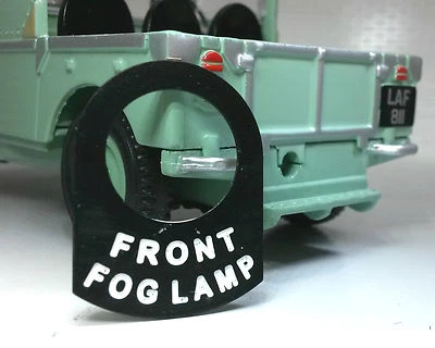 AC Cobra 428 Lucas Toggle Switch Tab Badge Decal Front Fog Light  - Image 1 of 2