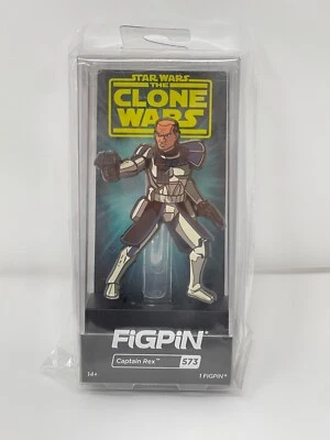 Disney Star Wars Classic Figpin: The Clone Wars Captain Rex #573 NUEVO Foto 1 de 3