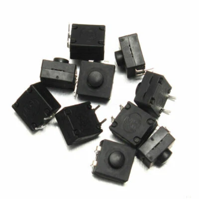 20PCS 2-Pin DIP PCB Mini Latching Tactile Tact Push Button Switch 12x12x9mm - Image 1 of 4