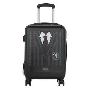 Wednesday Uniform Koffer Tim Burton Reisen Suitcase Travel Merch Addams Family - Bild 1 von 5