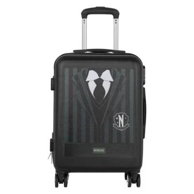Wednesday Uniform Koffer Tim Burton Reisen Suitcase Travel Merch Addams Family - Bild 1 von 4