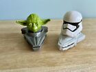 McDonald&#39;s Star Wars Happy Meal Lot-First Order Storm Trooper And Yoda Disc