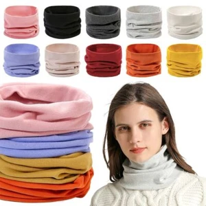 Solid Color Neck Scarf Cotton Neck Warmer Cycling Scarf Cycling - Picture 1 of 22