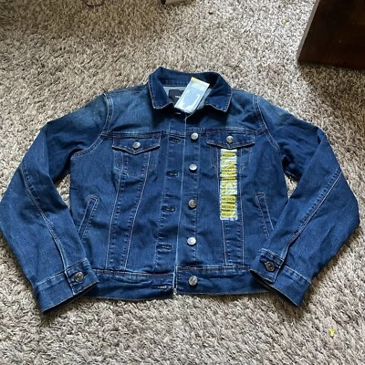 Nueva chaqueta vaquera Nine West Sarah (azul) talla mediana botones Fleetwood nueva con etiquetas Foto 1 de 4