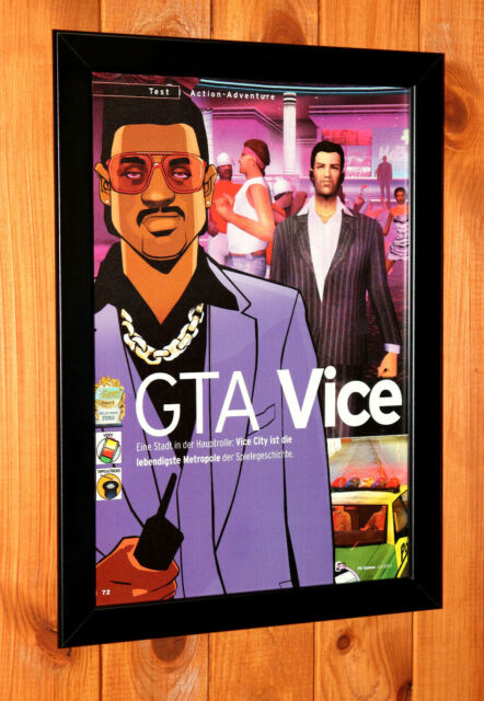 Big Poster Gamer GTA Vice City LO002 Tamanho 90x60 cm