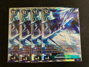 Digimon TCG - Super Rare - Hexeblaumon - BT5-032SR - Blue Card Playset! - Picture 1 of 1