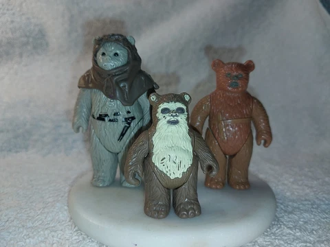 Star Wars Vintage EWOKS KENNER PAPLOO, WICKET and CHIEF CHIRPA Cover