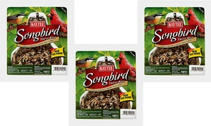3pk KAYTEE SONGBIRD Treat Bell Wild Bird Feed Sunflower Seed Hanging Feeder 13oz - Picture 1 of 1
