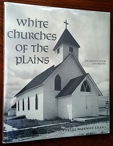 1970 FLAT SIGNED ROBERT ADAMS "White Churches of the Plains" First Edition HC DJ - Picture 1 of 12