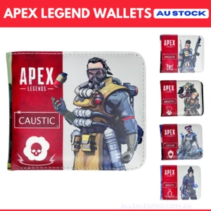Apex Legends Bifold Black Leather Wallet Brand New Metal Accents - Picture 1 of 11