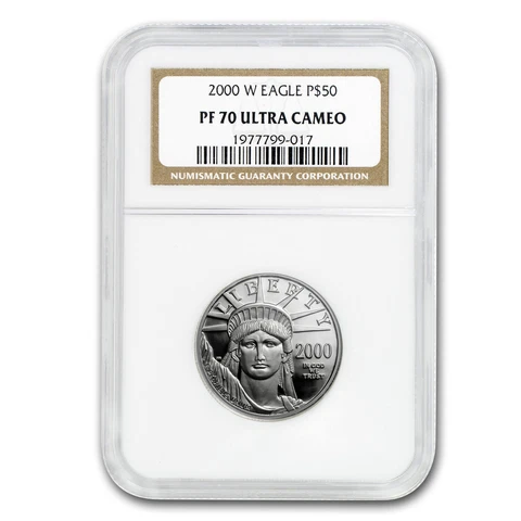 2000-W 1/2 oz Proof Platinum American Eagle PF-70 NGC - SKU#24041 Cover