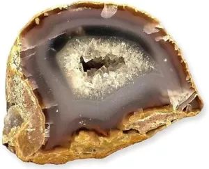 Geode di agata NATURale 1 pezzo da 7-9 cm grezzo e naturale - Bild 1 von 1