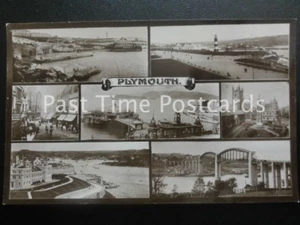 Old RPPC - Plymouth Multiview - All 7 Images shown - Picture 1 of 1