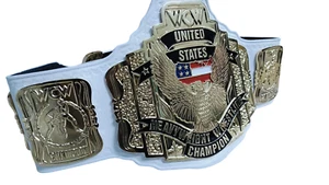 Cinturón Campeonato WCW US HEAVYWEIGHT ORO 4 mm Zinc Réplica - Imagen 1 de 7