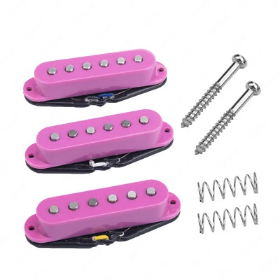 Set of 3 N/M/B Ceramic Single Coil Pickups ST SSS Pickup Set For Strat 11 Colors - Image 1 of 4