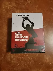 The Texas Chain Saw Massacre 4K UHD Blu-ray OOP Second Sight Limited Edition Box - Imagen 1 de 8