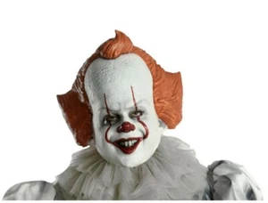 IT Chapter Two 2 Pennywise Vinyl Adult Halloween Mask New By Rubies Costume Wow - Picture 1 of 24