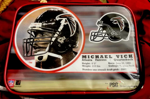 Michael Vick Falcons Insulated Cooler 2001 Pro Specialities Group New Cover